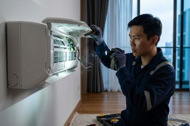 Aircon Burning Smell Emergency Service