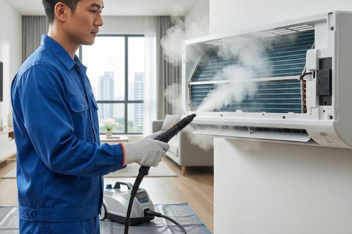 Aircon Steam Cleaning
