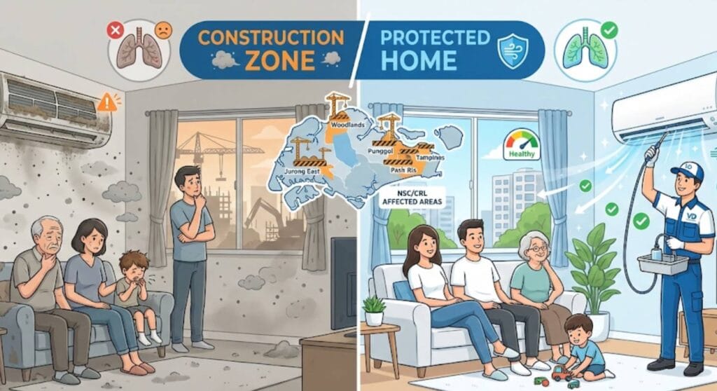 Why Your Aircon Needs Chemical Wash in Construction Zones