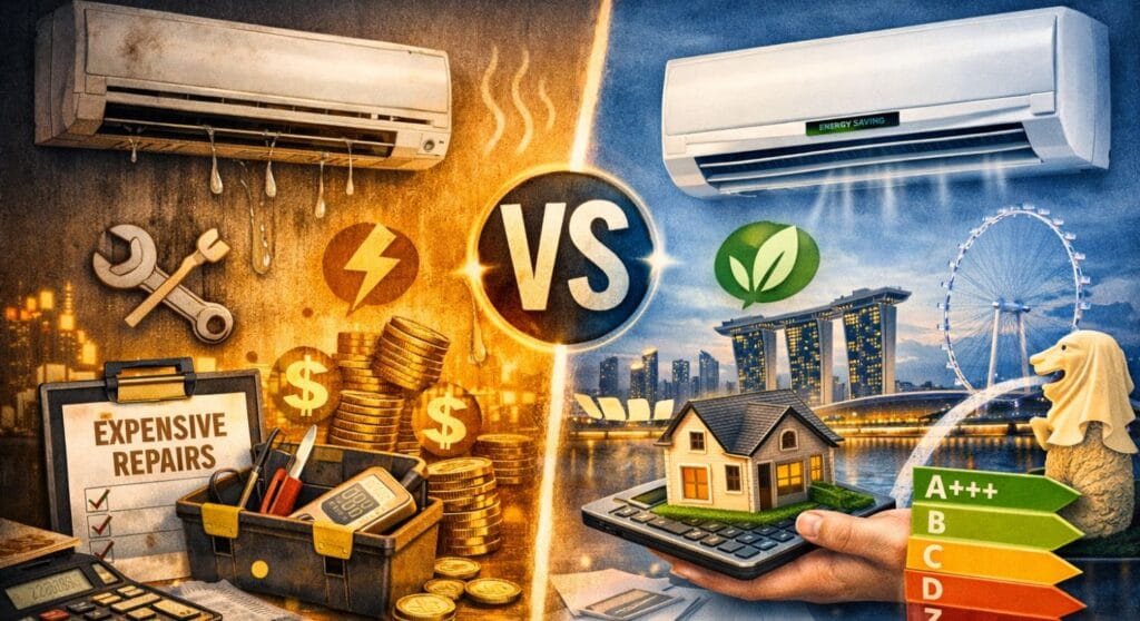 Your Aircon is 8 Years Old The Honest Repair vs Replace Calculator